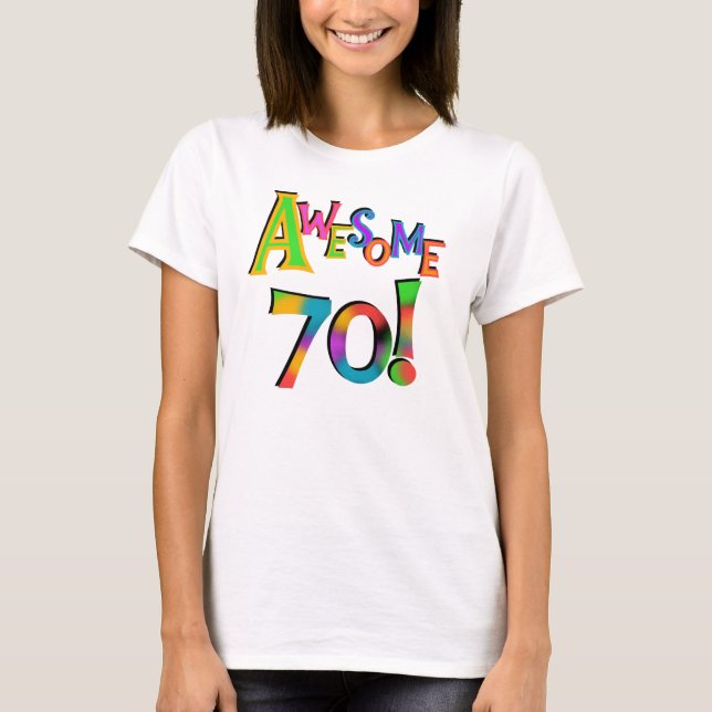 70 superbes T-shirts et cadeaux d'anniversaire (Devant)