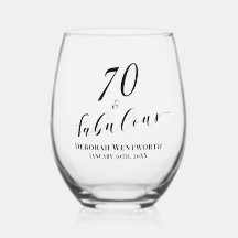 70 und Fabelhaft Siebzigster Geburtstag Elegantes 