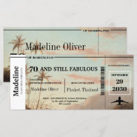 70 und immer noch fabelhafter Tropischer Boarding 