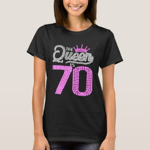 70 Yr alte Geschenke Diese Königin ist 70. Geburts T-Shirt
