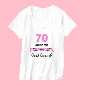 70e anniversaire Cadeaux pour femmes T-shirt