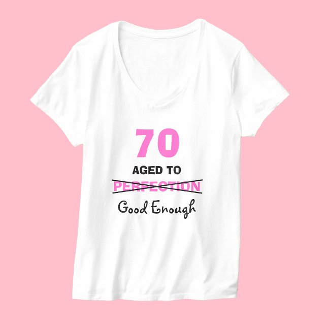 70e anniversaire Cadeaux pour femmes T-shirt (Créateur téléchargé)