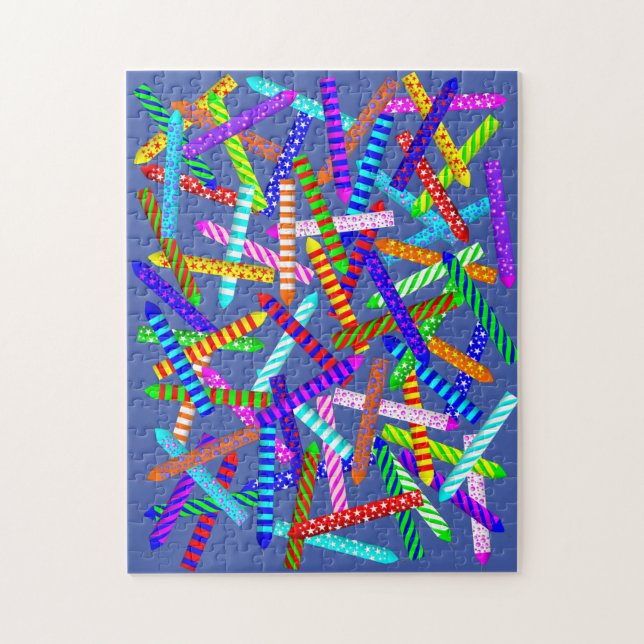 70e Anniversaire Candle Jigsaw Puzzle (Vertical)