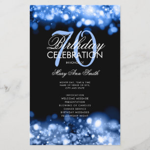 70e anniversaire Programme Glam Lights Marine Blue