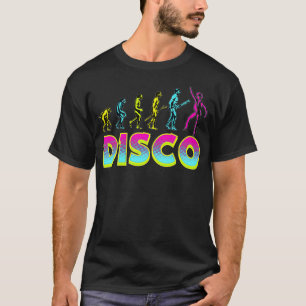 70er 80er 90s Disco Evolution Shirt Party Outfit