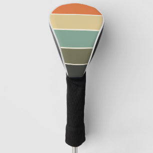 70er 80er Retro Streifen Golf Headcover