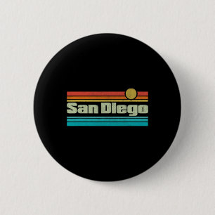 70er 80er Surfen Kalifornien Ca San Diego Button