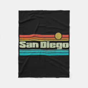 70er 80er Surfen Kalifornien Ca San Diego Fleecedecke