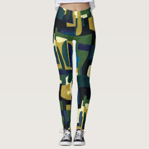 70er Art Design Leggings