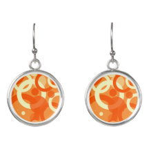 70er Ästhetik Orange Swirl