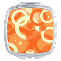 70er Ästhetik Orange Swirl
