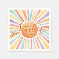 70er Boho Sun "Little Ray of Sunshine" Kinderdusch