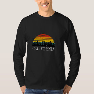 70er California CA Retro Sunset Camping Zent Outdo T-Shirt