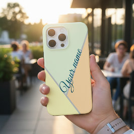 70er Color block Sage green Dreiecke Individuelle  Case-Mate iPhone Hülle