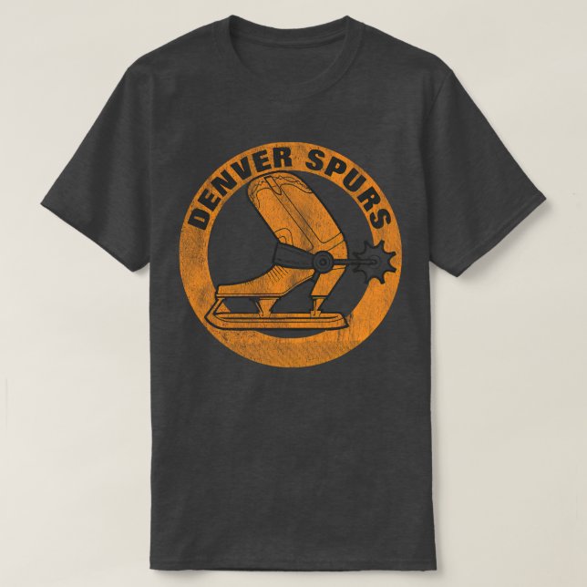 70er Denver Spurs beängstigend Vintage Ästhetik T-Shirt (Design vorne)