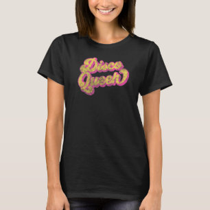 70er Disco-Themenkostüm Retro-Vintage Disco-Königi T-Shirt