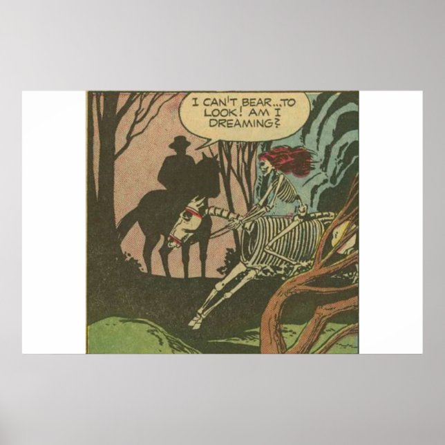 70er Golden Age Horror Comicen | beängstigendes Re Poster (Vorne)