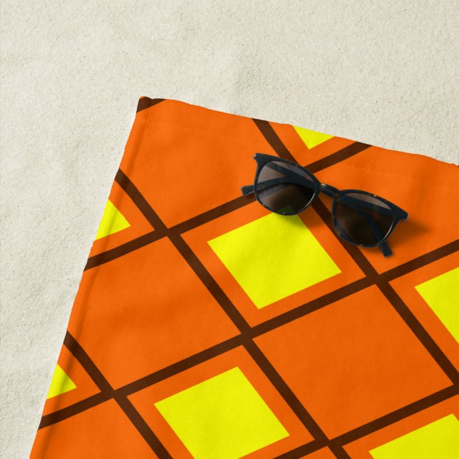 70er Harlequin Strandtuch (Beispiel)