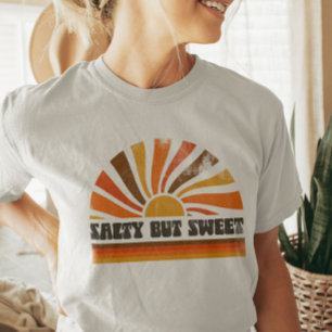 70er inspirierter Retro-Sommer-Sonnenuntergang-Son T-Shirt
