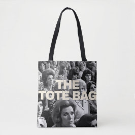70er Jahre Publikum in Schwarz & Weiß Tasche