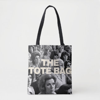 70er Jahre Publikum in Schwarz & Weiß Tasche