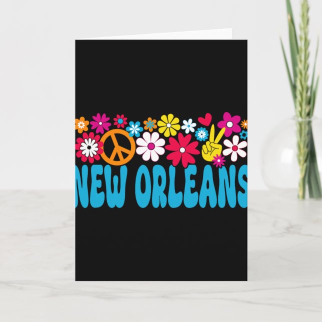70er New Orleans  Karte (Vorderseite)