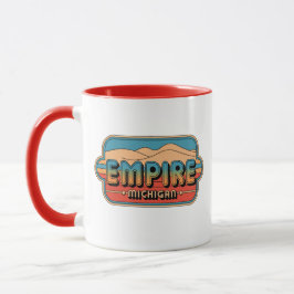 70er Retro Empire Michigan Vintag Tasse