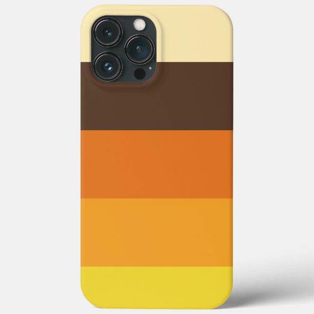 70er Retro-Farbmuster gestrichen Case-Mate iPhone Hülle (Rückseite)