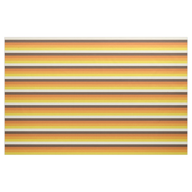 70er Retro gestreiftes Farbmuster Stoff (Fat Quarter (45,7 x 55,9 cm))