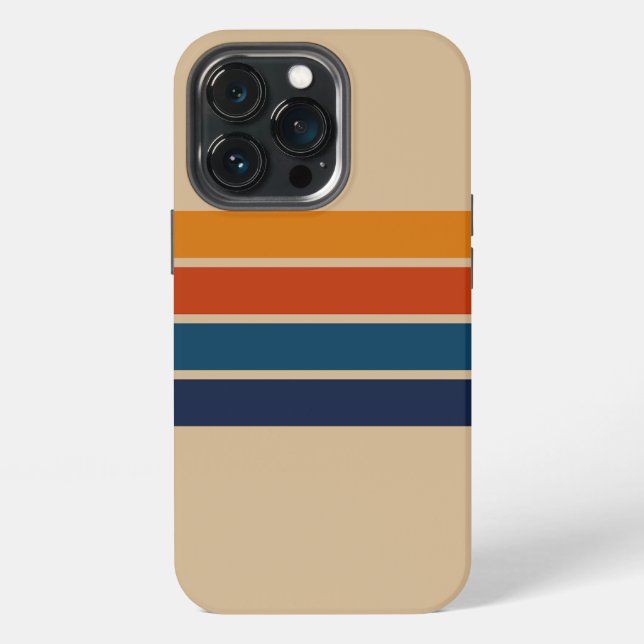 70er Retro iPhone 13 Pro Hülle (Hinten)