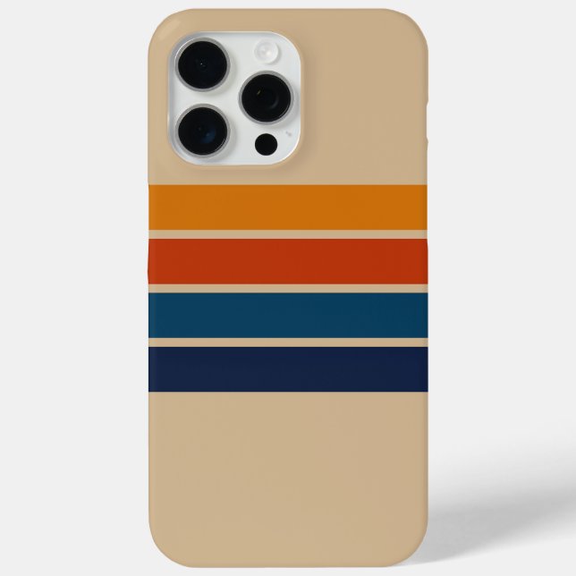 70er Retro iPhone 15 Pro Max Hülle (Rückseite)
