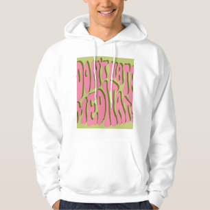 70er Retro: Motivierend Poster "Meditate" Hoodie
