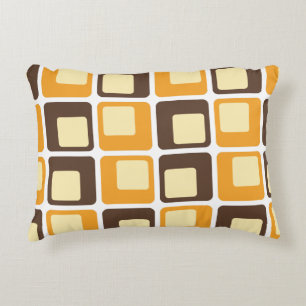 70er Retro Square Shapes Dekokissen