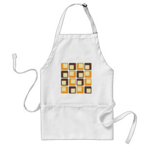 70er Retro Square Shapes Schürze