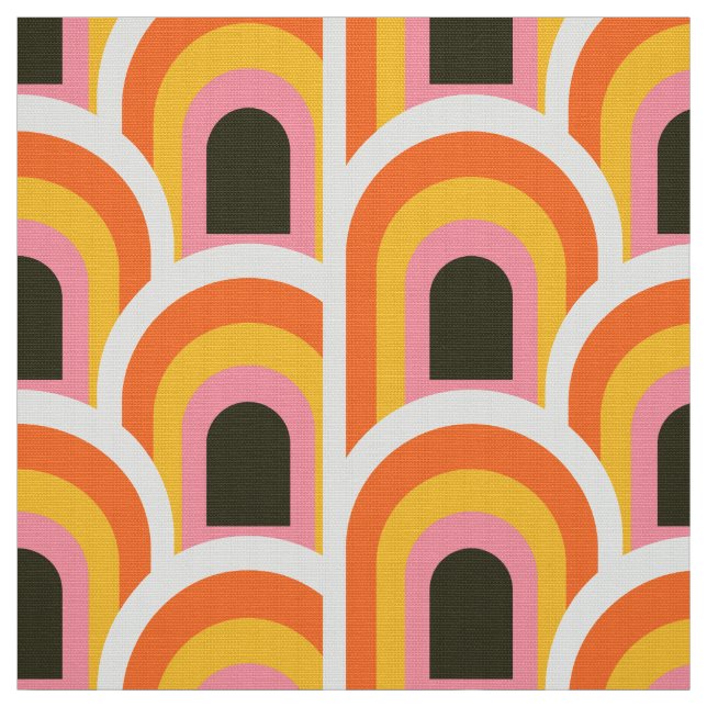 70er-Retro-Stoffmuster Stoff (Muster)
