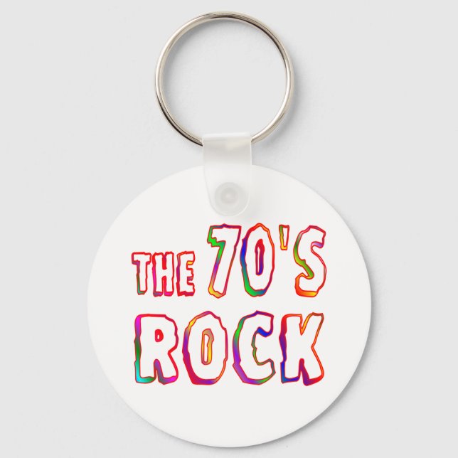 70er Rock Schlüsselanhänger (Vorderseite)