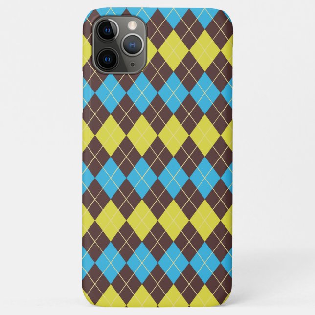 70er schottisches Tartan-Muster Case-Mate iPhone Hülle (Rückseite)