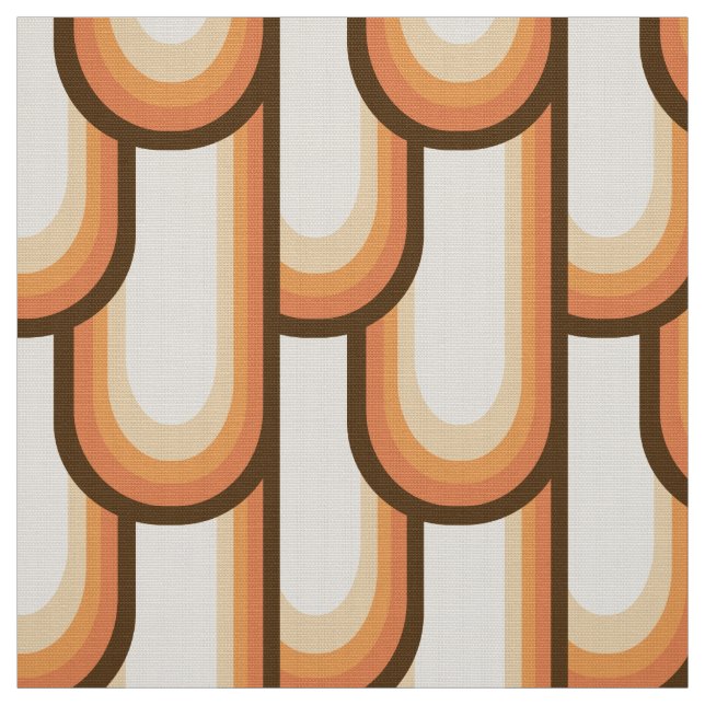 70er-Stilmuster Stoff (Muster)