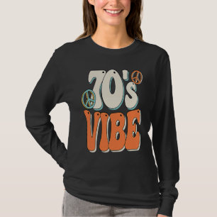 70er-Vibes 70er-Jahre-Kostüm Groovy Frieden Hippie T-Shirt