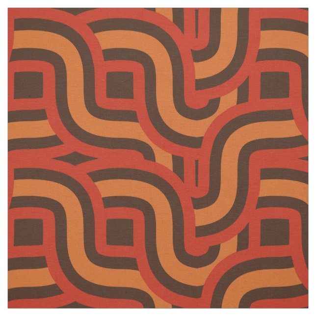 70er Vintages Retrogewebe Stoff (Muster)