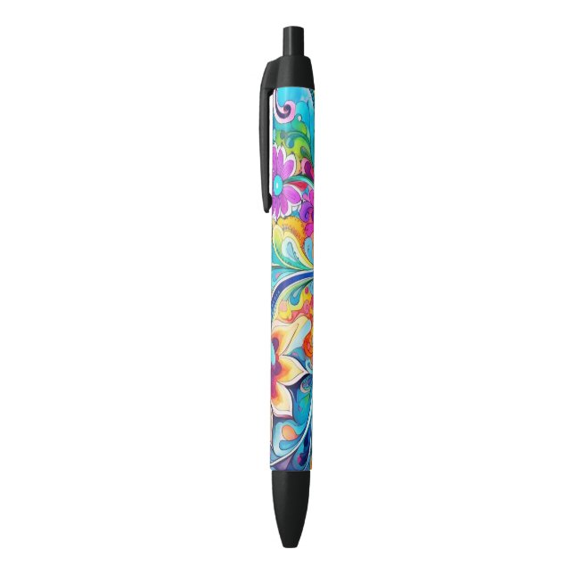 70s 60s Psychedelic Hippy Retro Hip Kugelschreiber (Oberseite (Vertikal))