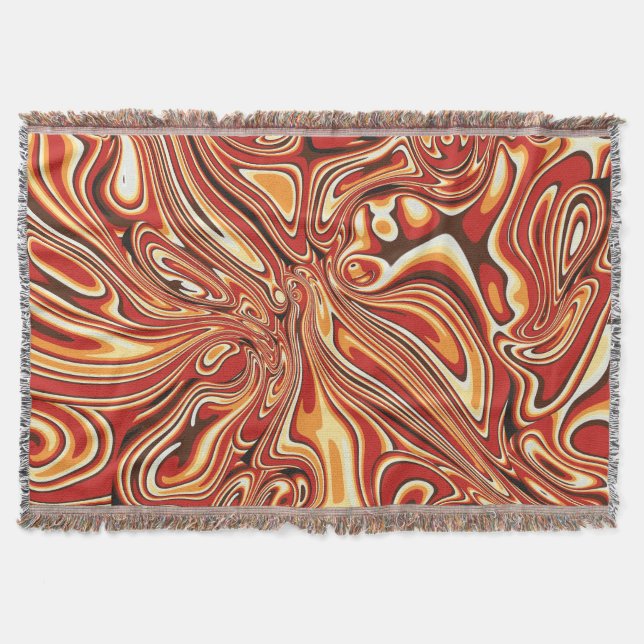 70s Abstract Retro Marble Liquid Design  Decke (Vorderseite)