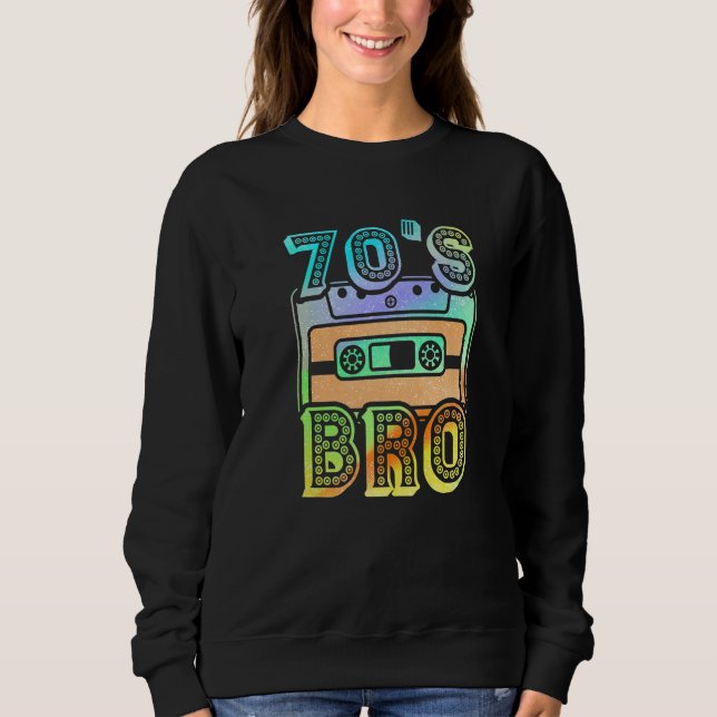 70's Costume Population Retro  Vintage Seventies F Sweatshirt (Vorderseite)