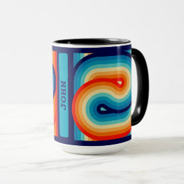 70s Double Wave Tasse