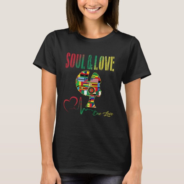 70s Funk Afro Soul Boogie Dance Love Train Funky P T-Shirt (Vorderseite)