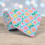 70s Granny Square Crochet Necktie Krawatte<br><div class="desc">This unique necktie features a vibrant 70s-inspired design, crafted with intricate granny square crochet. It's a bold and stylish statement piece, perfect for adding a touch of retro charm and handmade artistry to any outfit. The warm, inviting colors and textured pattern make it a conversation starter, suitable for both casual...</div>