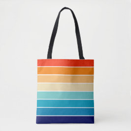 70s Rainbow Stripes Tasche