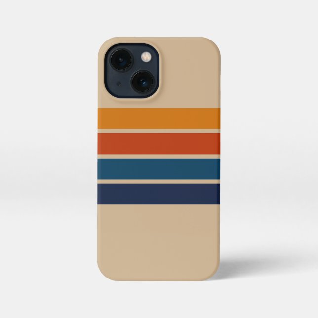 70s Retro iPhone 13 Mini Case iPhone 13 Mini Hülle (Rückseite)