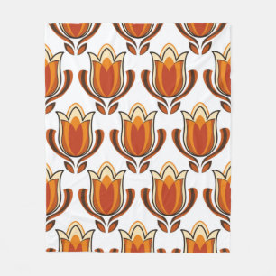 70's retro pattern material illustration70s,1970,p fleecedecke
