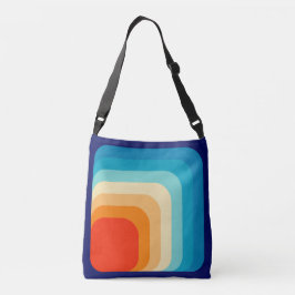 70s Square Rainbow Tragetaschen Mit Langen Trägern